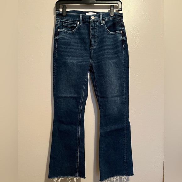 Loft High Waist Flare Crop Jeans - Picture 2 of 12